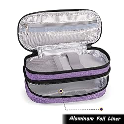 CURMIO Double Layer EpiPen Carrying Case, Portable
