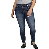 Jag Jeans Womens Plus Size Maya Mid Rise Skinny Leg Jeans - Legacy