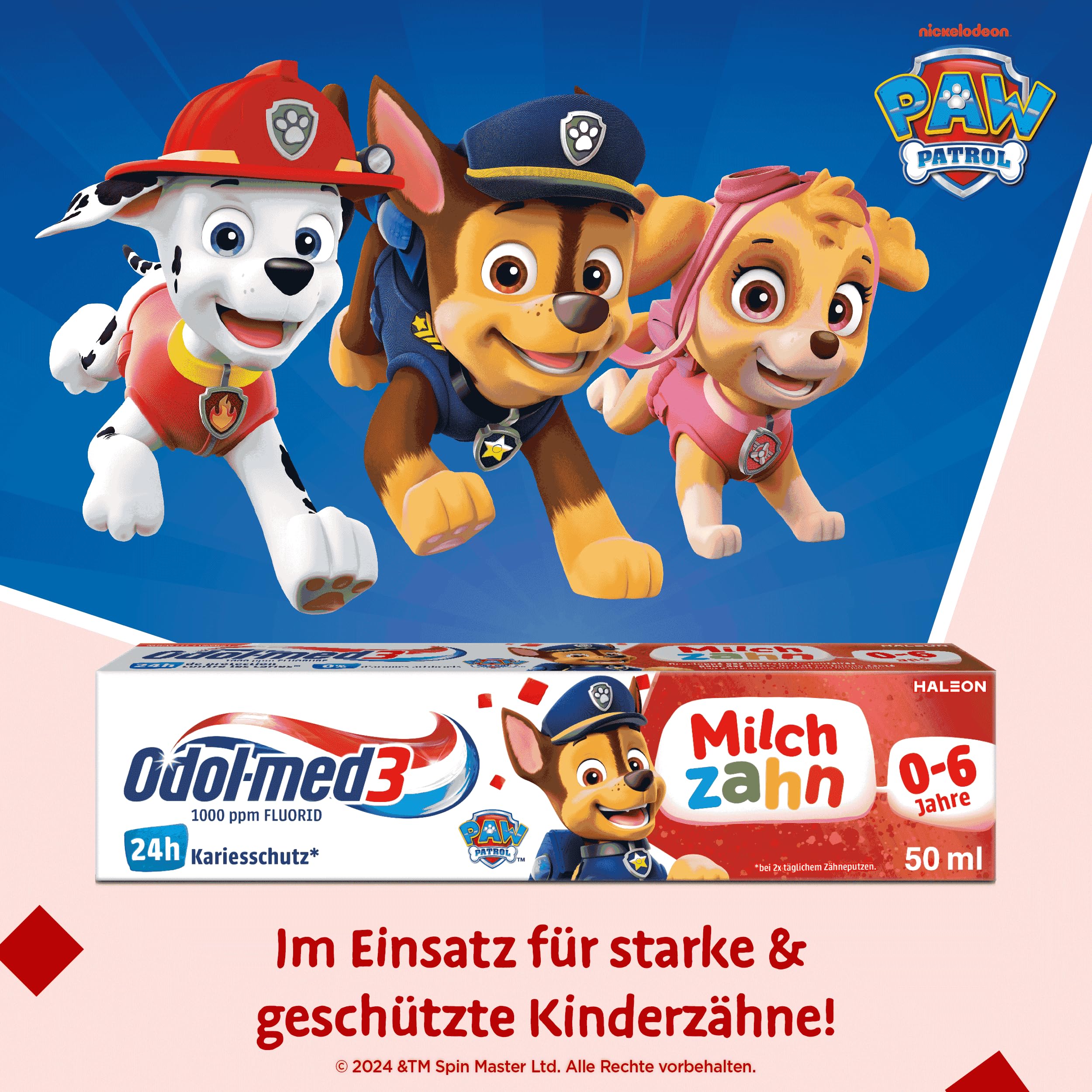 Zahncreme - Odol-med3 Milchzahn, Schutz und Pflege für gesunde Milchzähne bis 6 Jahre. Für gesunde Milchzähne 2