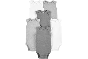 Simple Joys by Carter's Baby Girls' 6-Pack Sleeveless Bodysuit