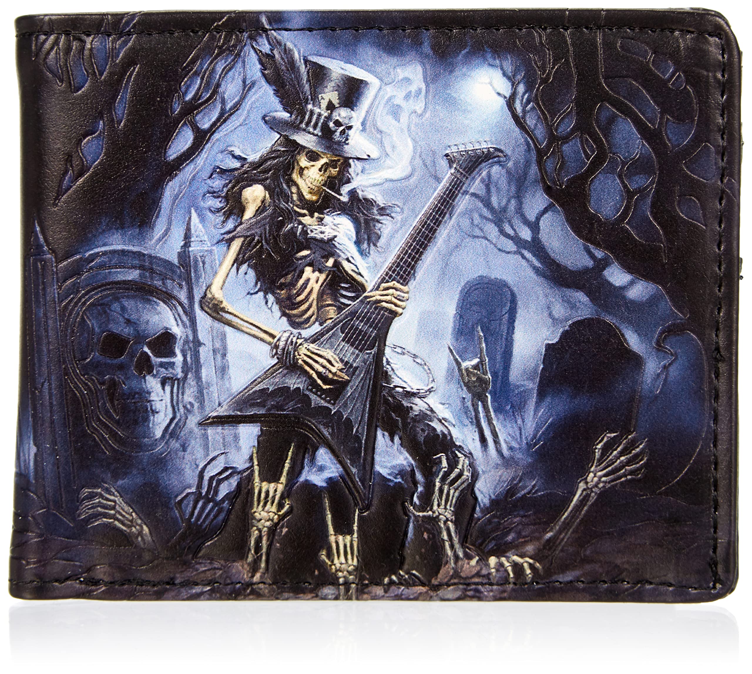 Nemesis Now B3131H7 Play Dead James Ryman Wallet 10cm Black, PU