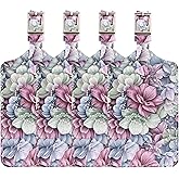 4 Pack Luggage Tag for Suitcases TSA Approved, Leather Suitcase Tags Identifiers, Cute Bag Name Travel Tags ID Labels for Women Men Cruise Airport Luggage Travel Essentials by Sodsay