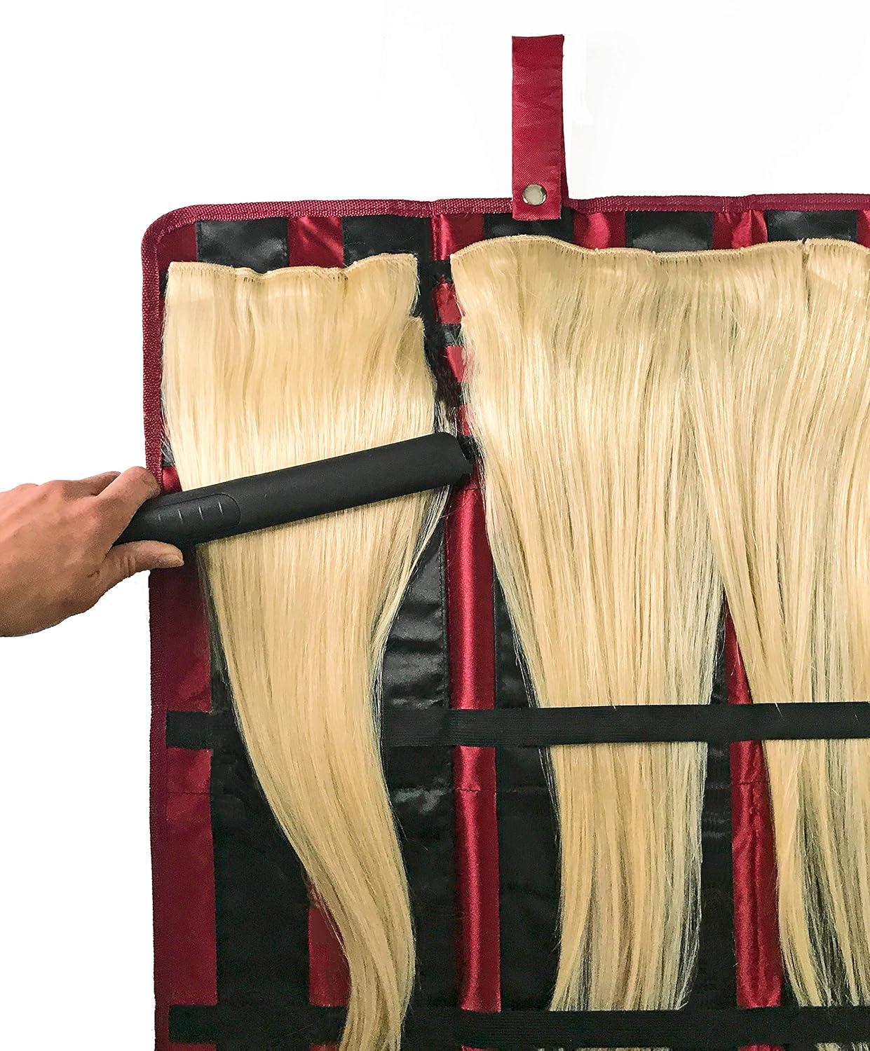 Hair Extension Storage Case with Hang Handle Portable
