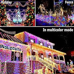 KNONEW 403ft 1000 LED Christmas Lights Color