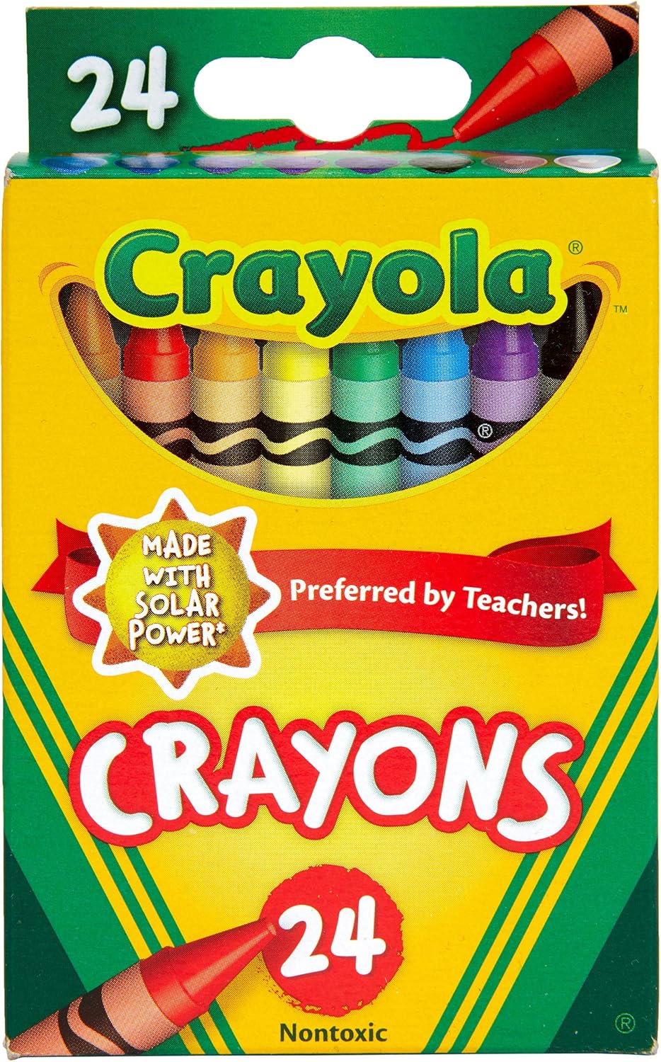 Crayola 24 Count Crayons: Toys & Games