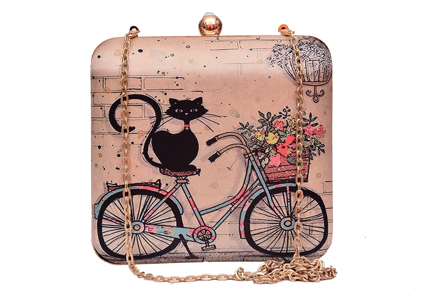 sugarcrush women's satin hand box (multicolour)