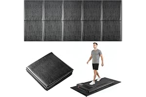 Bike Mat for Trreadmill,Walking Pad Mat, 6mm Thick, High Dense Under Exercise Bike Trainer Matt Pad for Indoor Stationary Spi