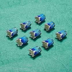 LiQunSweet 10 Pcs Vintage Silver Plated Alloy