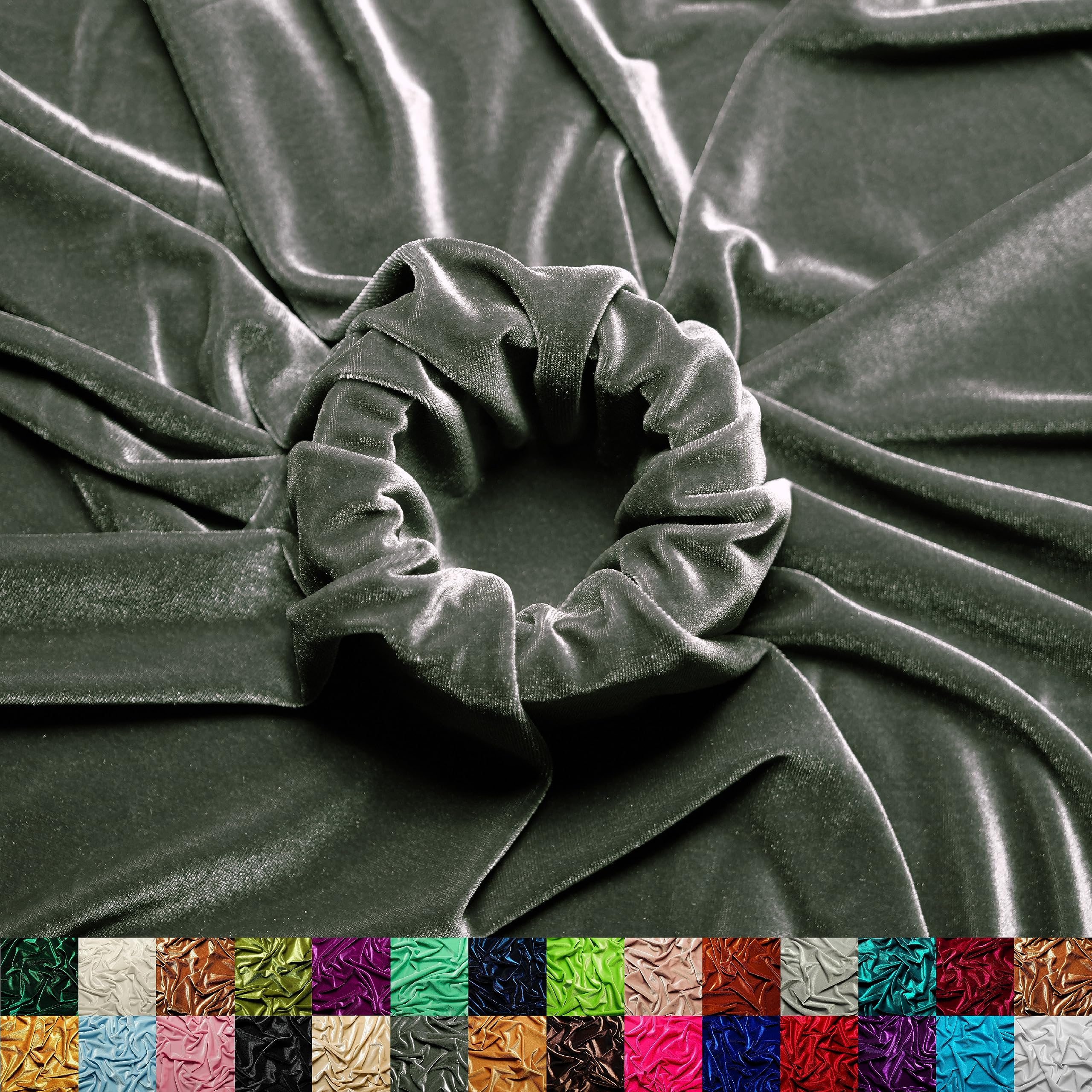 Ice Fabrics Stretch Velvet Fabric by The Yard