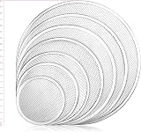New Star Foodservice 12" Commercial Aluminum Pizza Screen Pan Baking Sheet Set 6 view 4