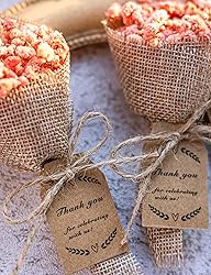 20-Piece set Mini Magnet Dried Flowers Bouquet for