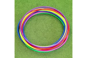 METIS Hula Hoops - Sizes: 18in / 23.5in / 30in / 36in | Packs of 6 & 12 | Fitness, Dance and Exercise Hoops | Multiple Size O