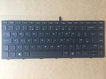 Amazon Com Original New For Hp Probook 430 G5 440 G5 Laptop Uk Backlit Keyboard With Frame Computers Accessories