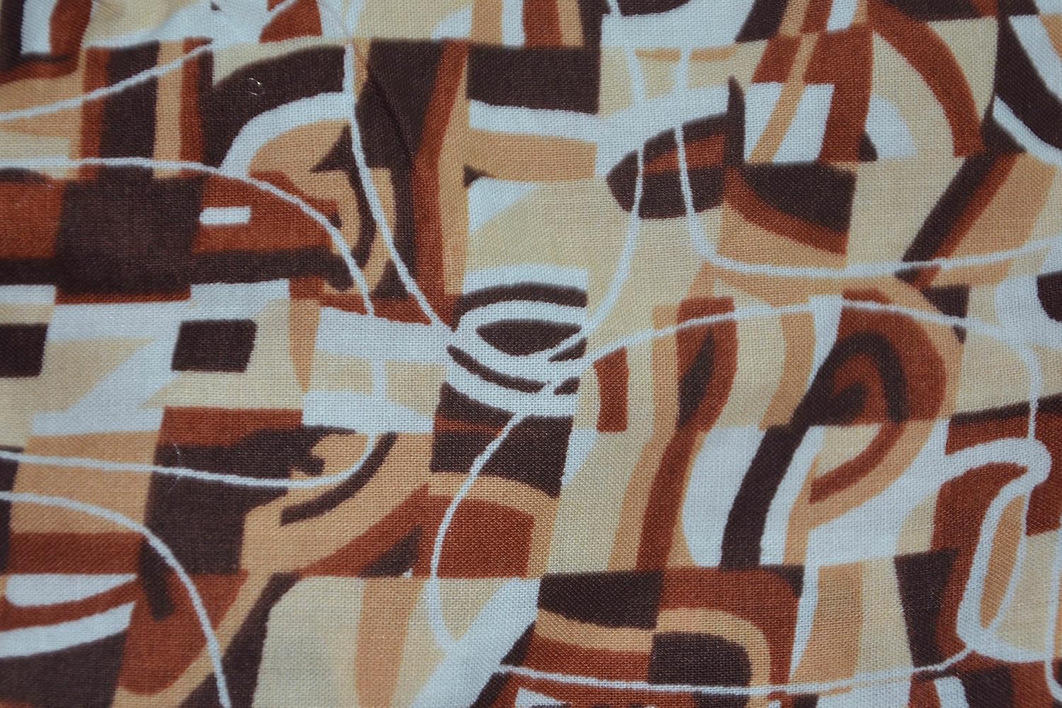 chemo scarves brown & white (buy 1 get 1 sleep cap free)