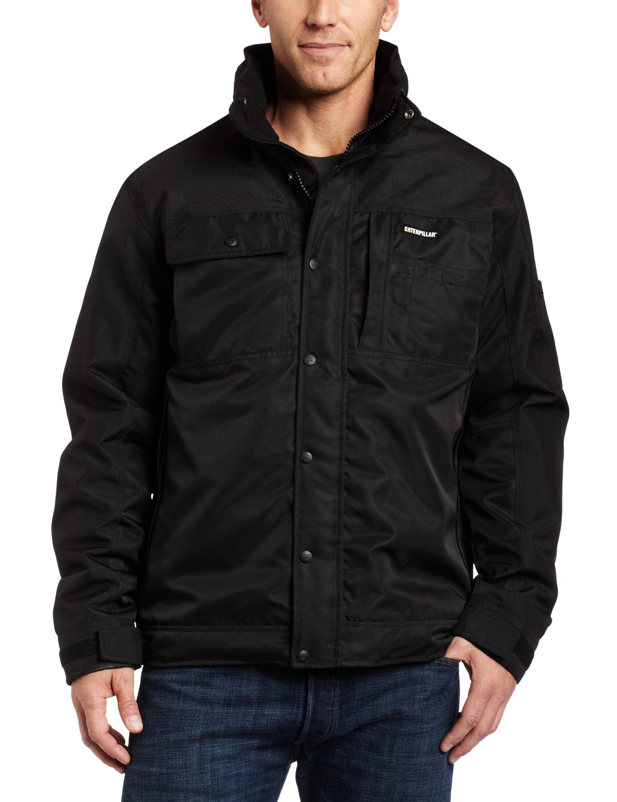 Caterpillar Insulated Twill Jacket, Black, Medium by Caterpillar