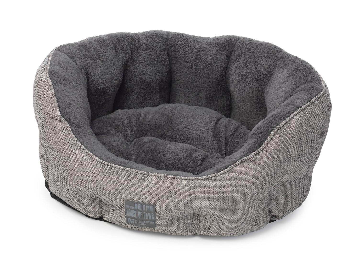 House of Paws Hessian Oval Dog Bed, Large, Grey Amazon.co.uk Pet Supplies