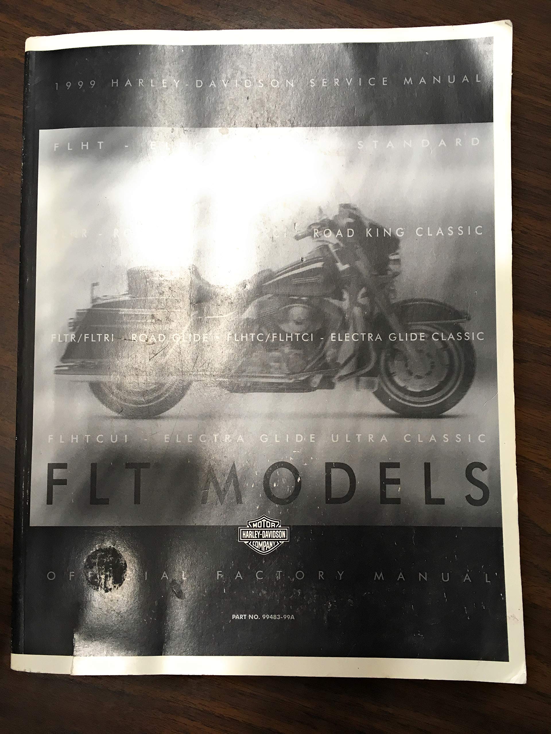 1999 Harley-Davidson Service Manual FLT Models Service Manual Paperback –  1998