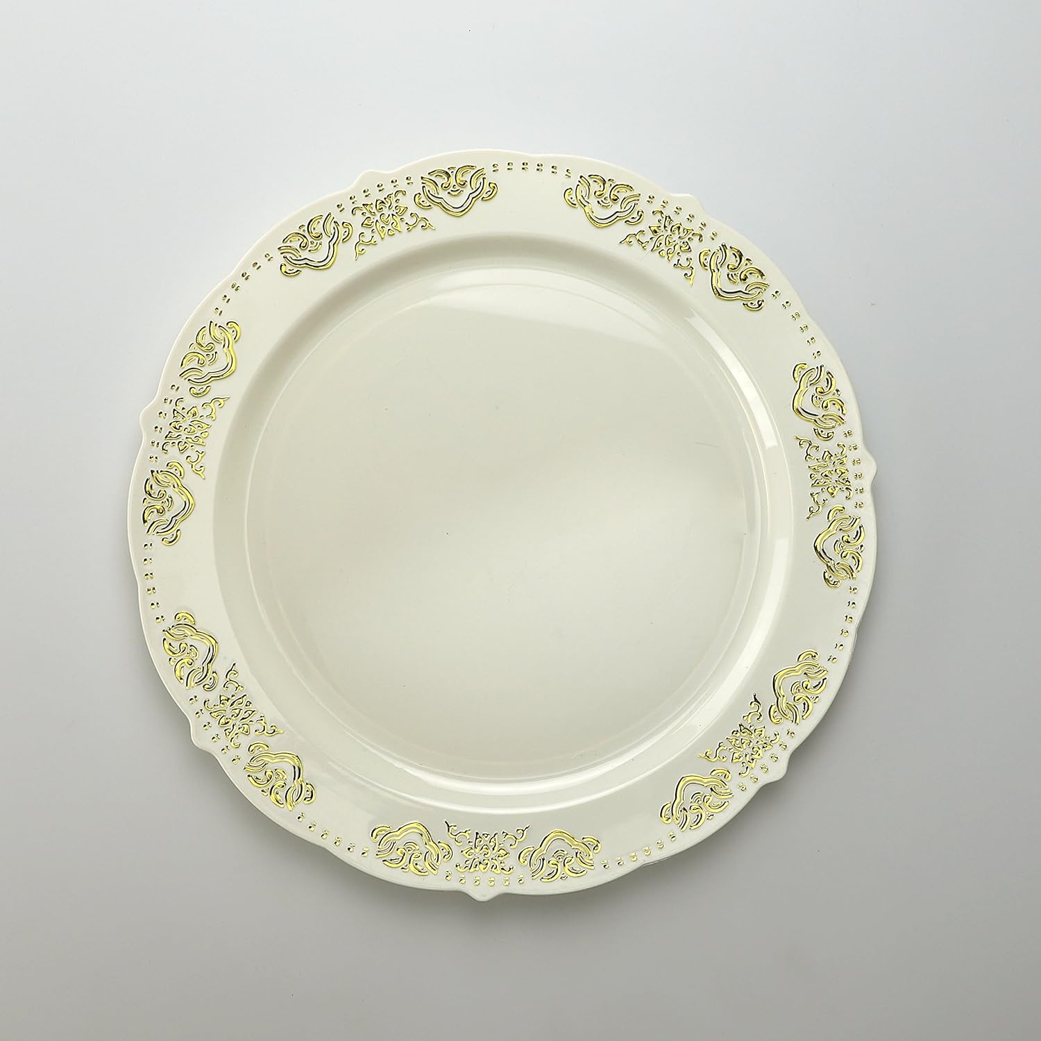 Heavyweight Disposable Wedding Party Plastic Plates 10 Dinner Plate