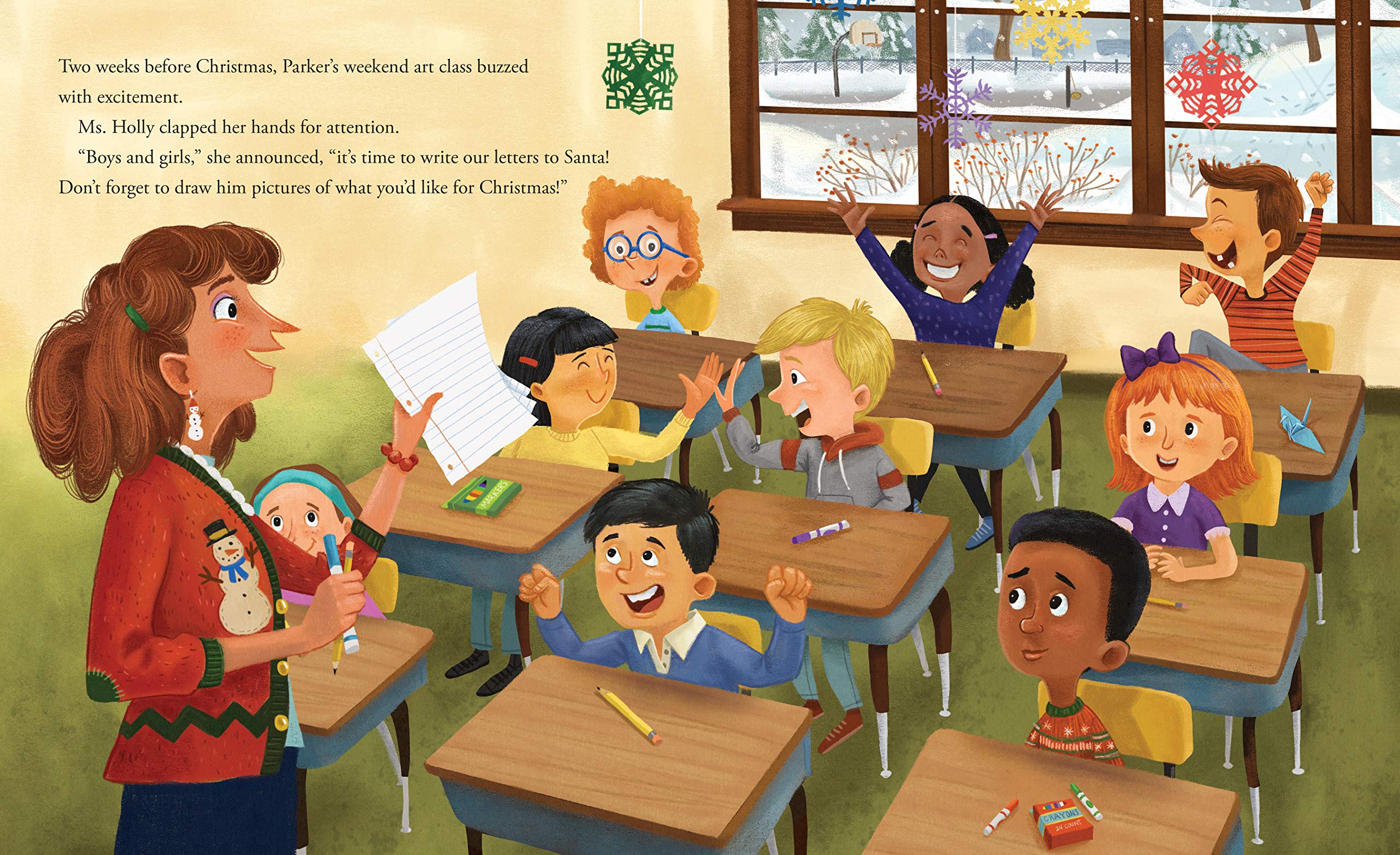 Dear Santa: A New Holiday Classic for Kids About Believing in the Magic of Christmas (stocking stuffers for kids)