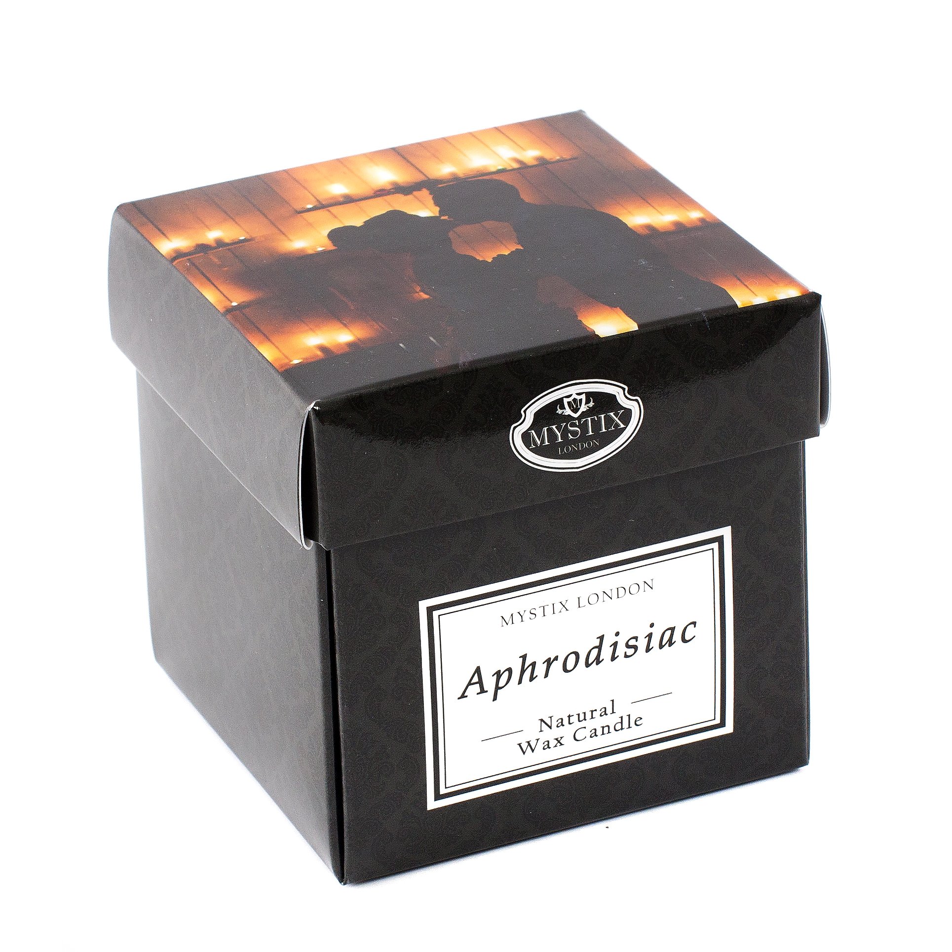 Mystix London | Aphrodisiac - Scented Candle Large 29cl | Best Aroma for Home, Kitchen, Living Room and Bathroom | Perfect as a Gift | Reusable Glass Jar