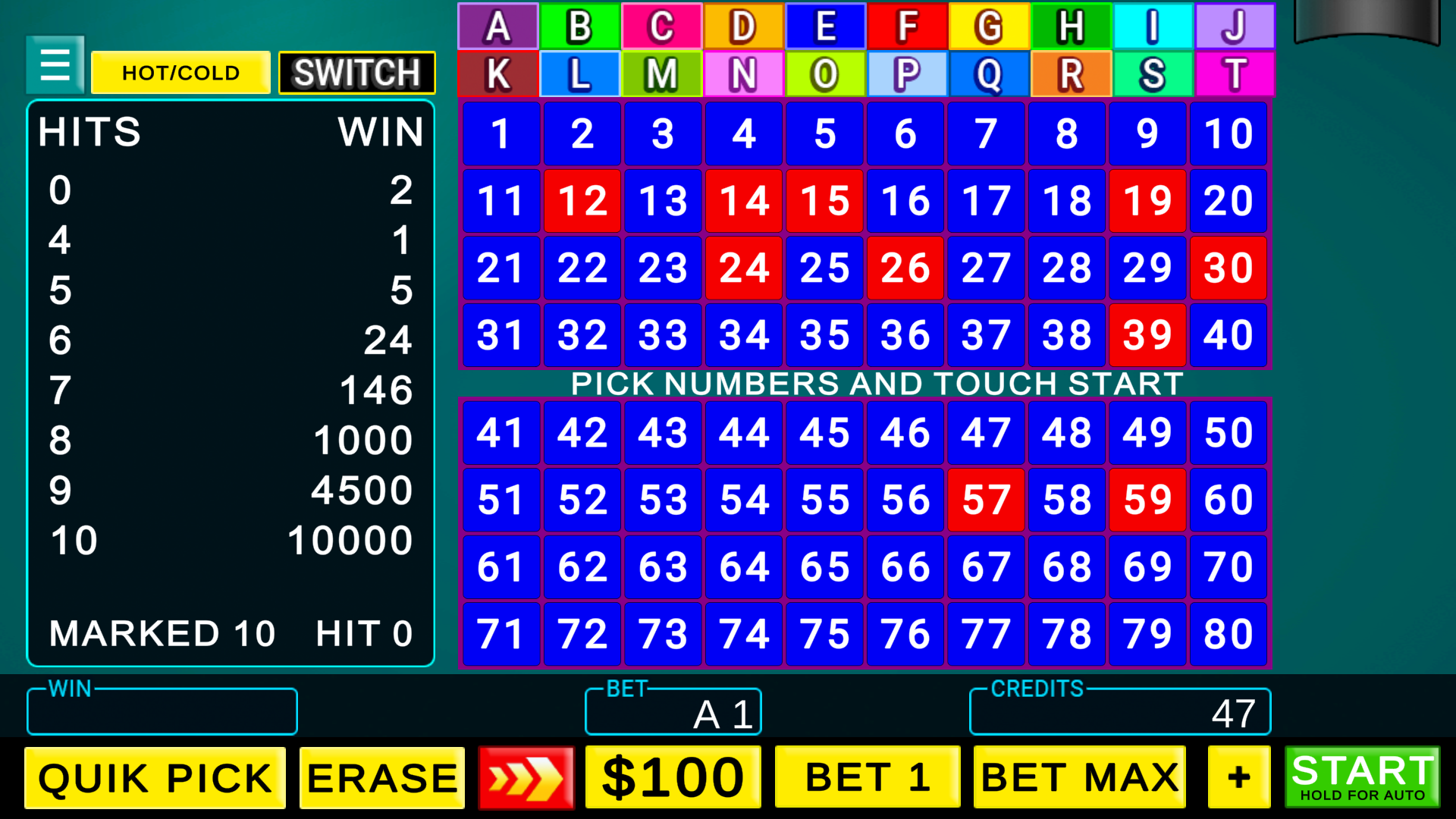 Multi Card Keno for Android