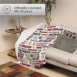 FOCO New England Patriots NFL Retro Sherpa Fleece