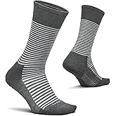 Feetures Everyday Max Cushion Crew Sock for Men - Moisture-Wicking Socks