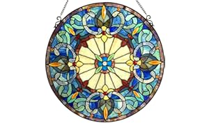 Chloe Lighting Frances Glass Window Panel, Multicolor, One Size