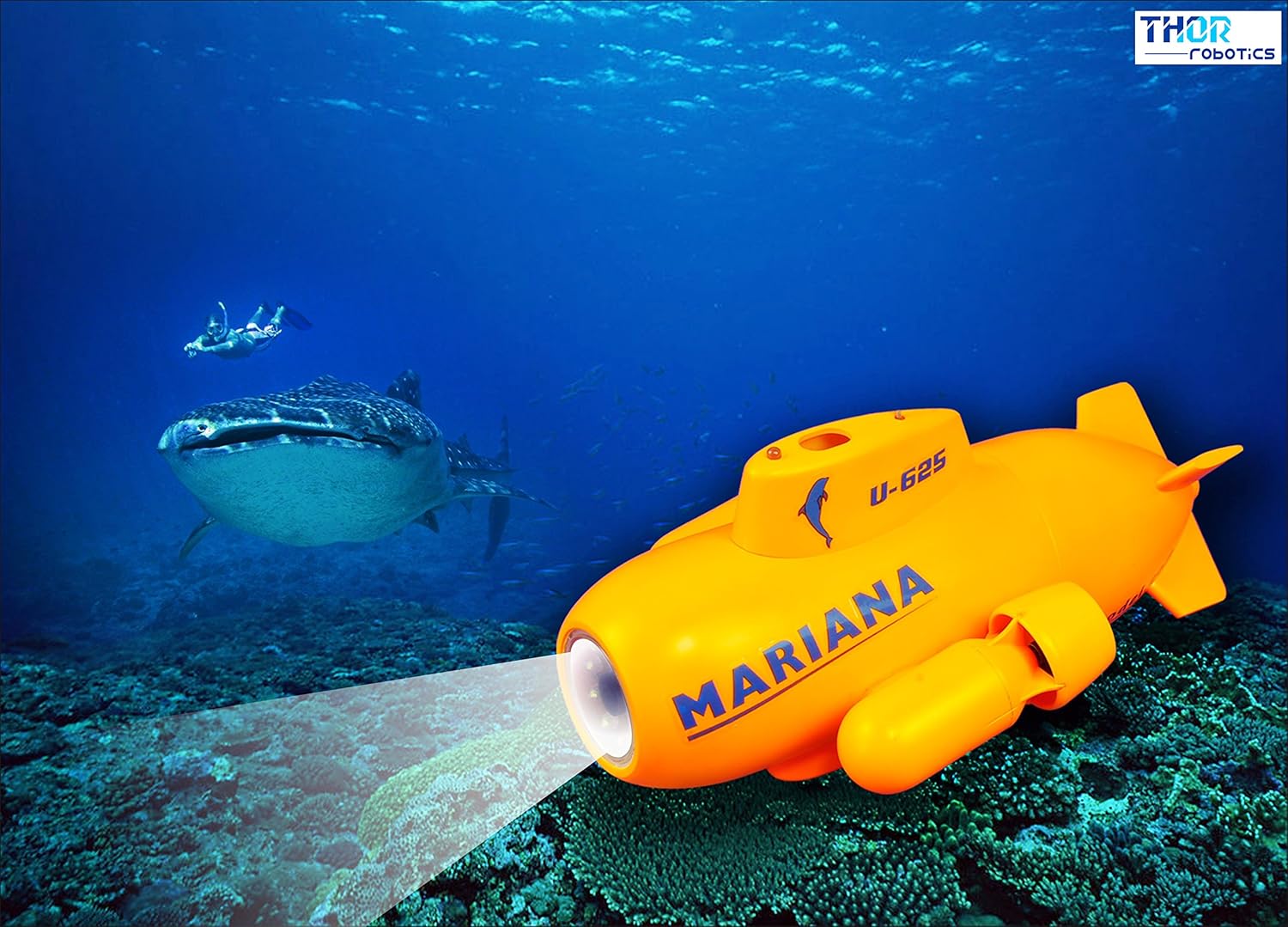 mini submarine with camera