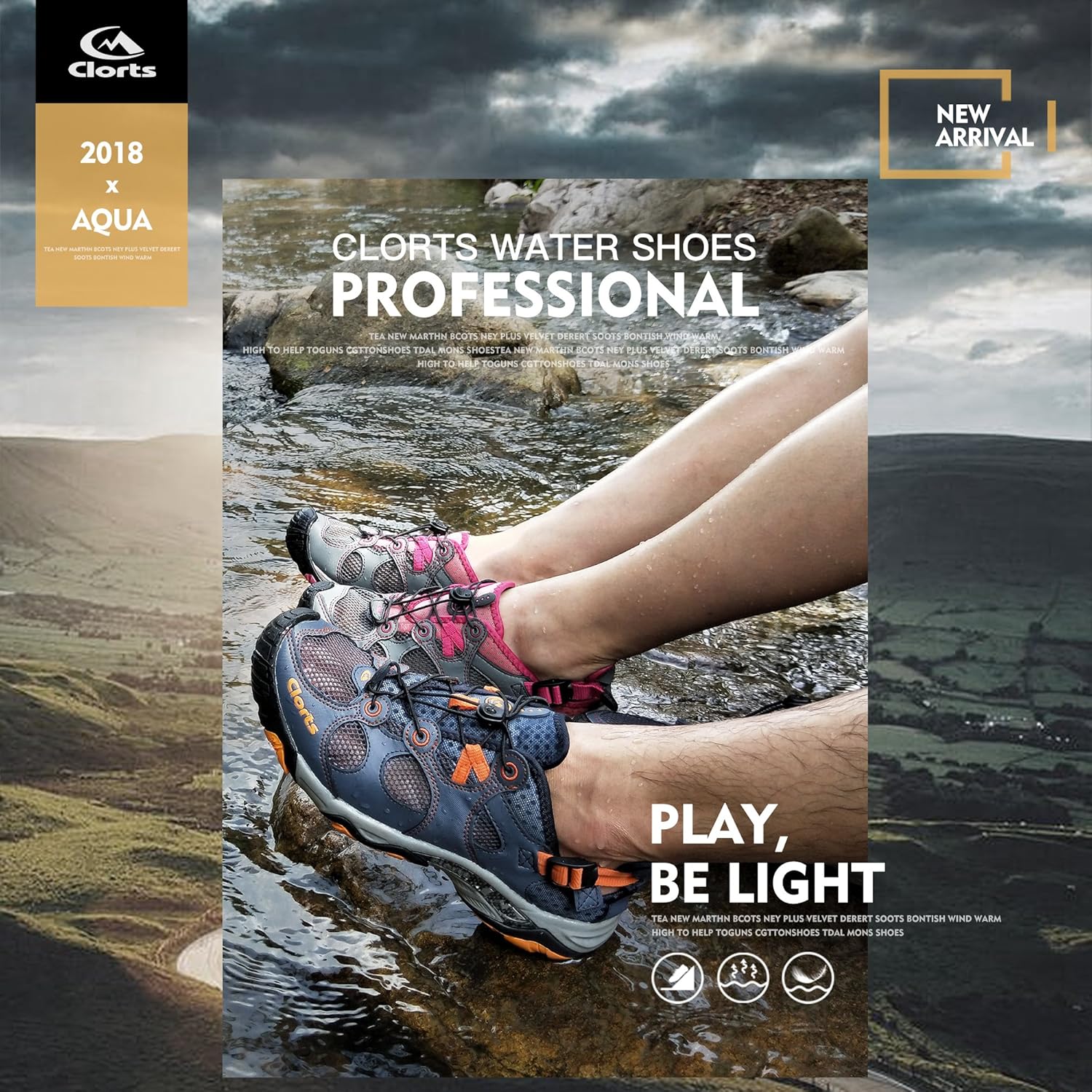 women's water hiking footwear