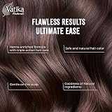 Vatika Naturals Henna Dark Brown Hair Colour 60g 6 x 10g Sachets Ammonia-Free view 8