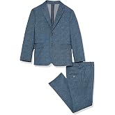 Isaac Mizrahi Boys' Slim Fit Boy's Check Suit