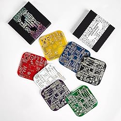 Coasters for Drinks in PCB-Design Green Coasters