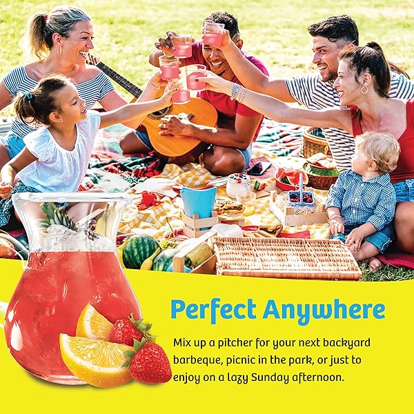 WYLER’S LIGHT PITCHER PACKS, WATER DRINK MIX, STRAWBERRY LEMONADE,6 PITCHER PACKETS