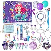MJartoria Advent Calendar 2025 for Girls 24-Days Christmas Countdown Calendar Gifts, Xmas Calendar Box for Teens Inclu Mermaid Decor Hair Clips