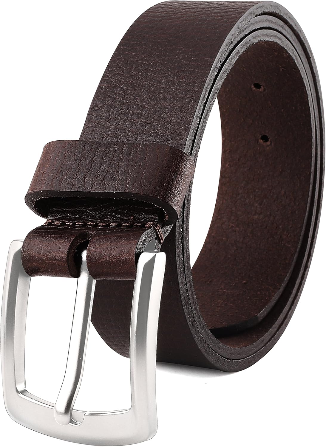 mens full grain leather dress belt
