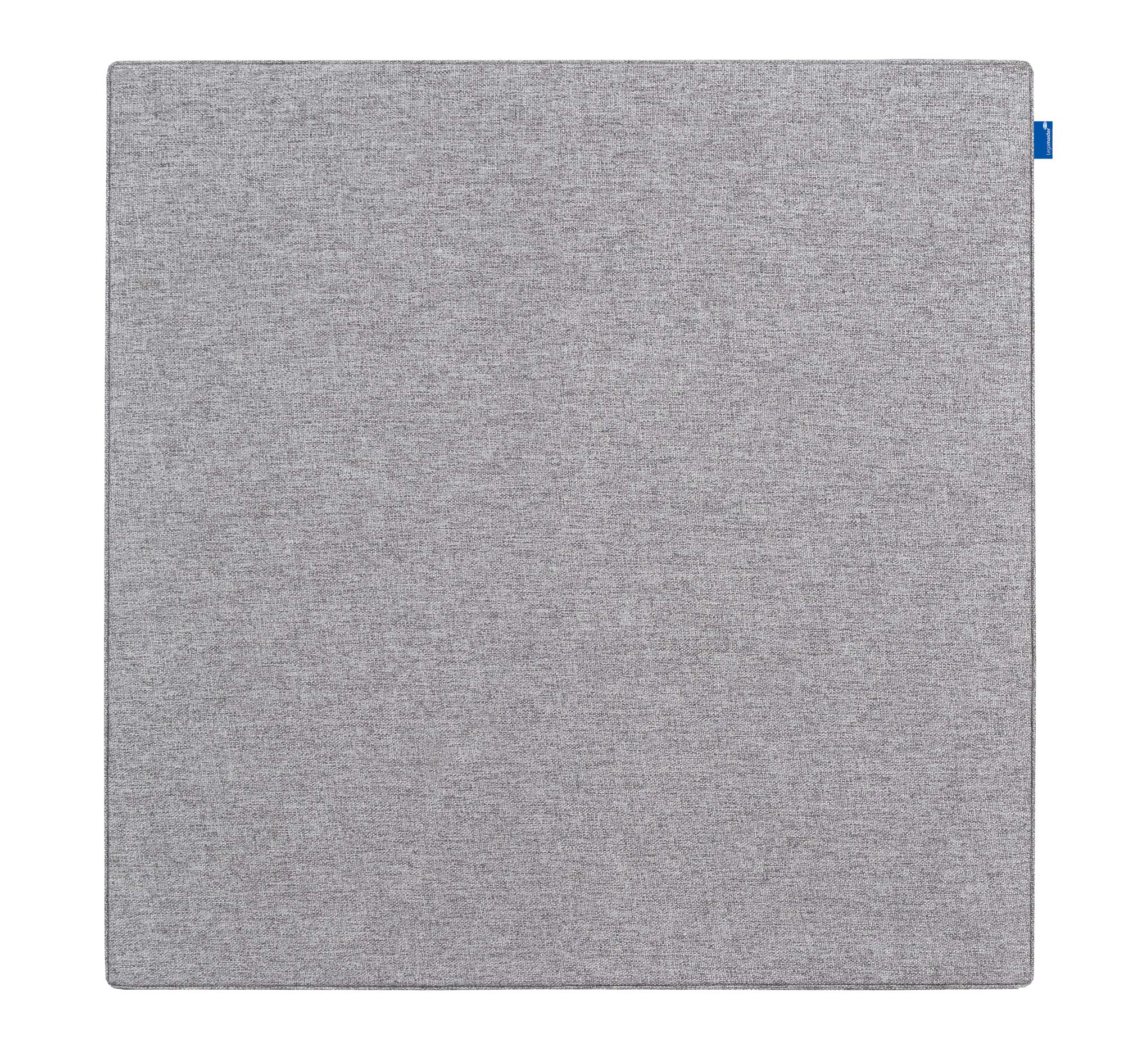Legamaster Board-Up Acoustic Pinboard - quiet grey - 75x75 cm - XL pinboard with textile surface - with sound absorption to improve acoustics in rooms - for wall mounting