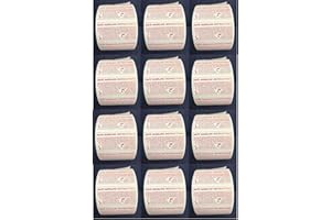 AQUOS Food Safe Handling Instructions Label Roll, 1000 Labels. 2.25" x 1.125" Made in USA (12 Rolls)