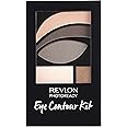 Revlon PhotoReady Eye Contour Kit, Eyeshadow Palette with 5 Wet/Dry Shades & Double-Ended Brush Applicator, Metropolitan (501), 0.1 oz