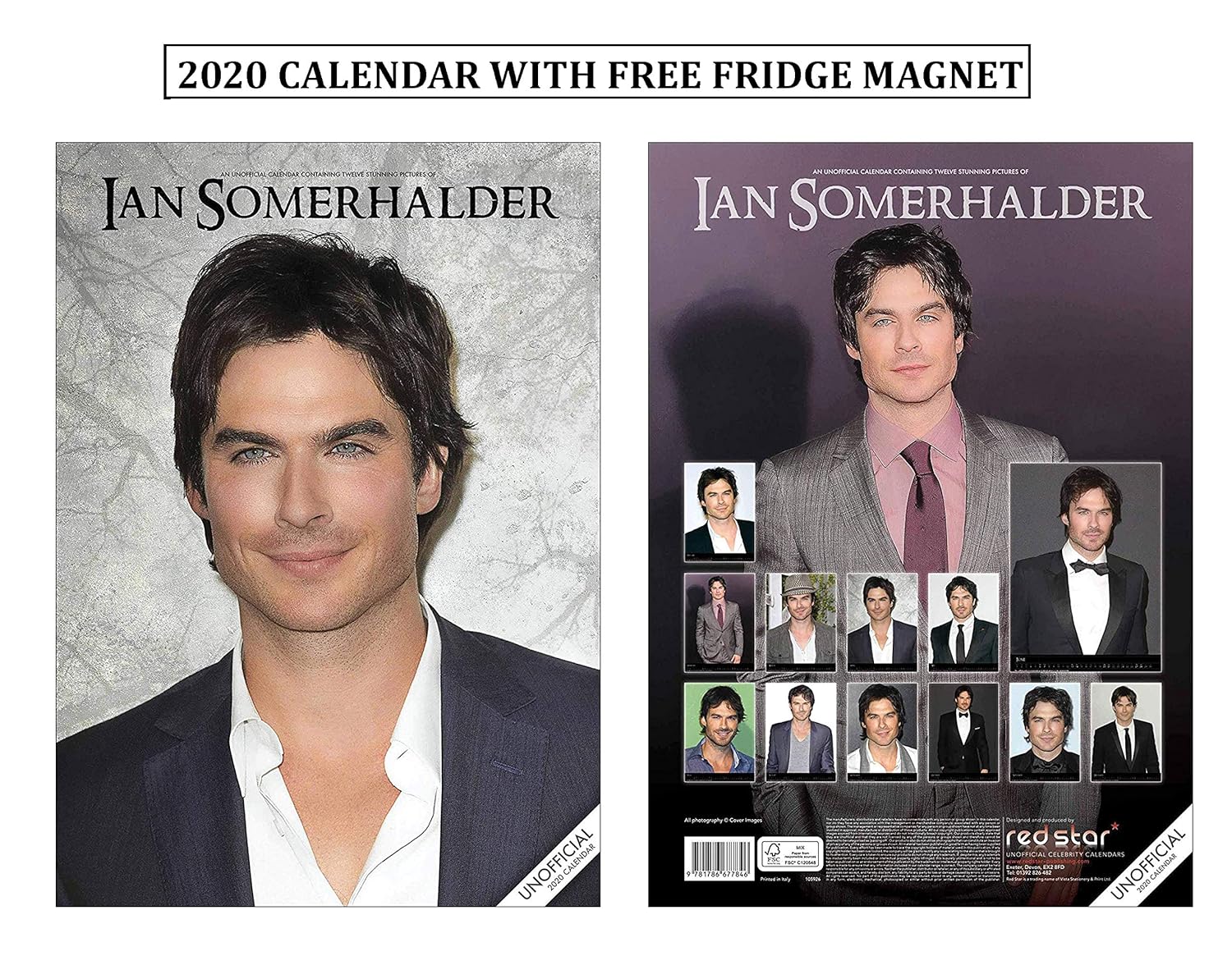 Ian Somerhalder Calendario 2020 With Ian Somerhalder Imán para ...