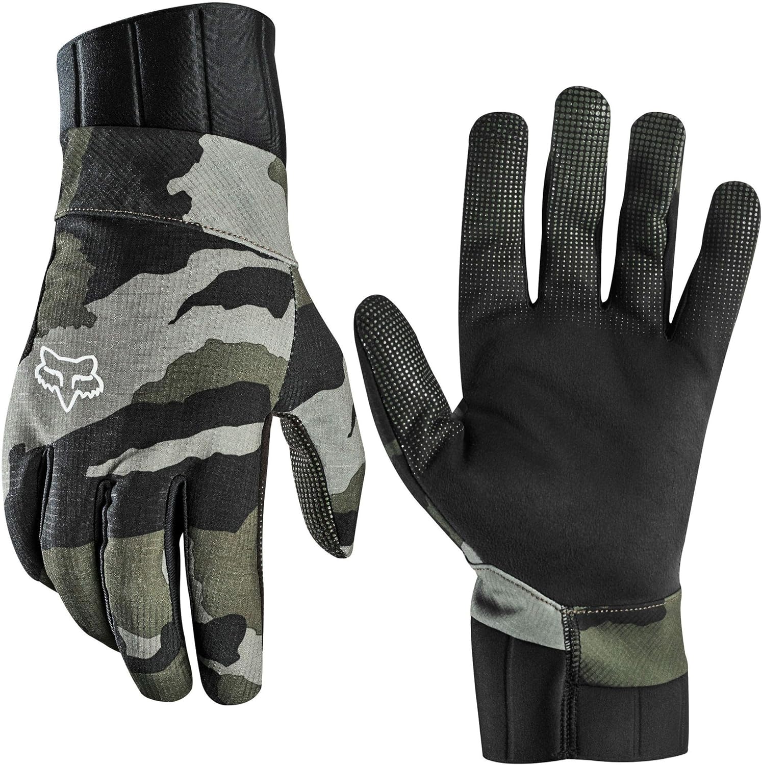 Fox Defend Pro Fire Mens Mountain Bike Gloves Camouflage, Small/Full