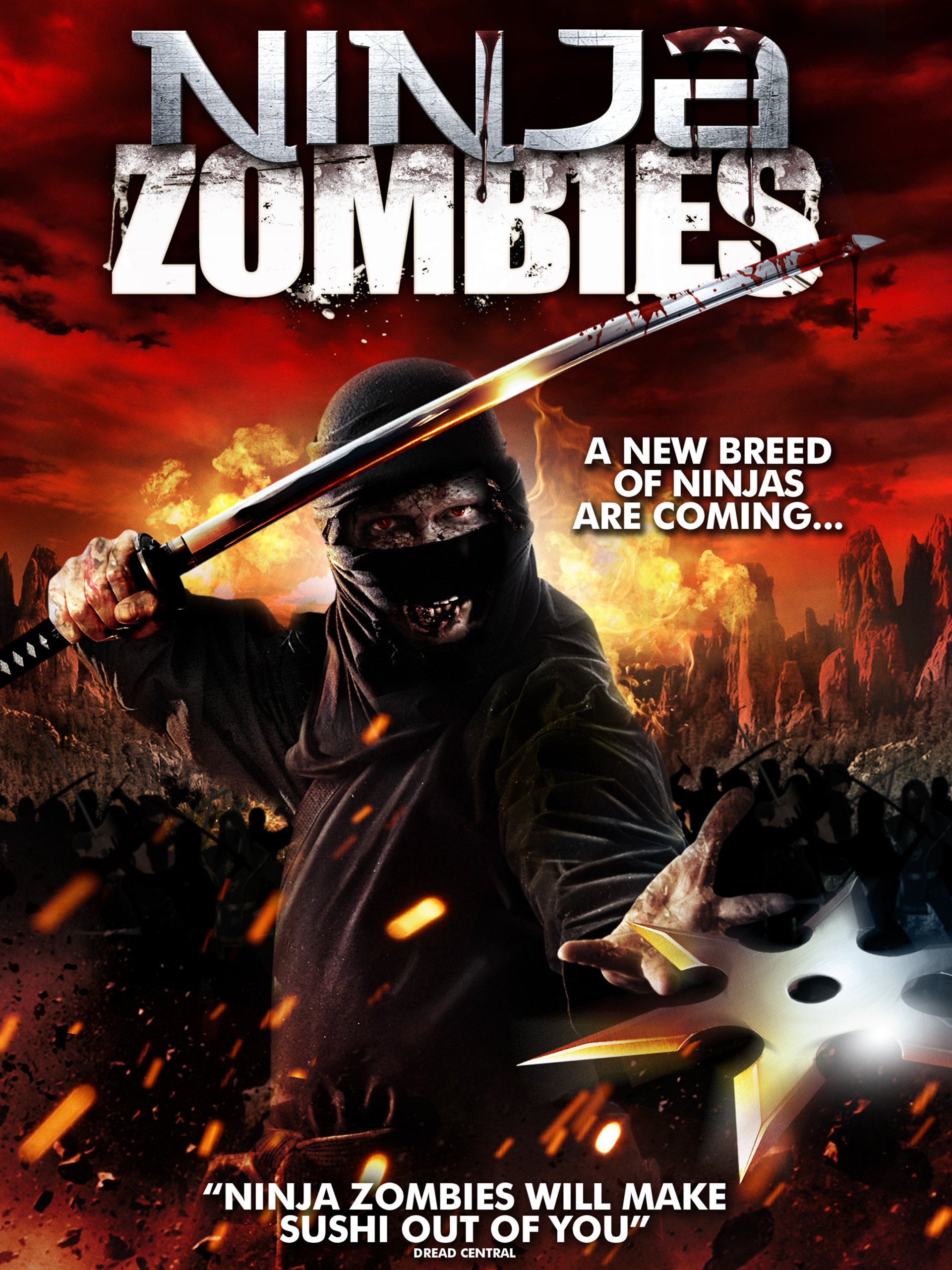 Zombie ninja Siéntete como un auténtico guerrero.