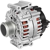 SCITOO 180A New Alternator L4 2.0L Fits for Audi Q5 2013-2017 | A5 13-14 | for Audi A4 &amp; A4 Quattro &amp; A5 Quattro &amp; allroad 13-16 | A6 12-15 | A6 Quattro 13-15 | 12V 6-Groove LRA03392 FG20S015