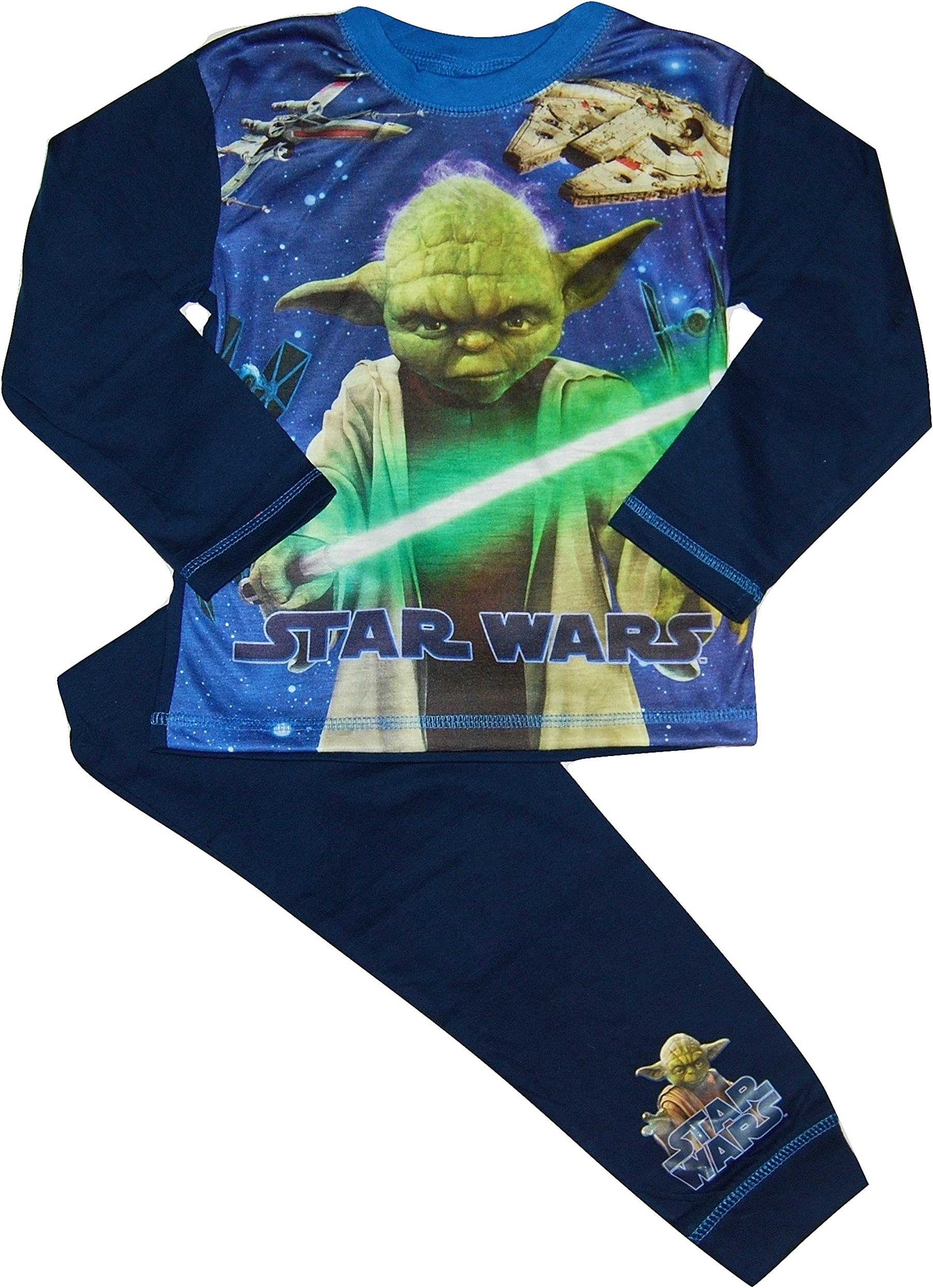 Star Wars Boys Pyjamas Disney Yoda 4-10 Years