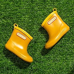 Tree Grandpa Yellow Toddler Rain Boots Size 10 Baby