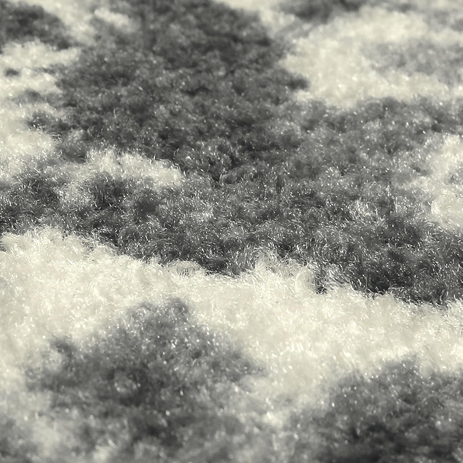 Vivian Medallion Runner Rug Non Slip Hallway Entry Carpet [Made in USA], 2 x 6, Grey: Furniture & Decor