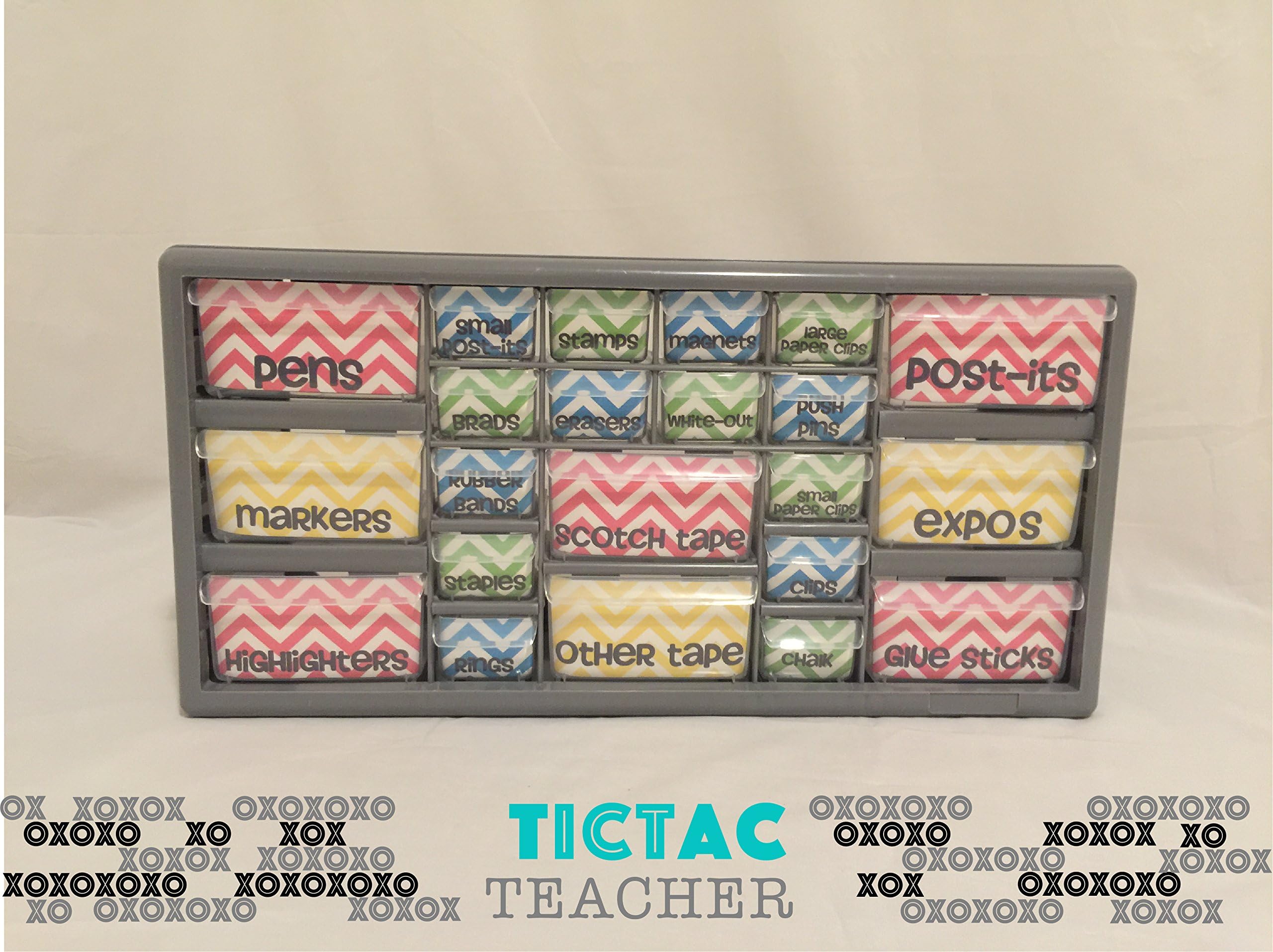 TicTacTeacher 22 Drawer - Office Supply Toolbox