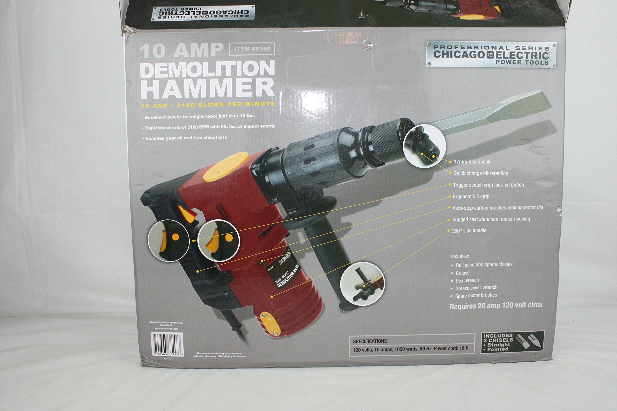120 Volt Demolition Impact Hammer 