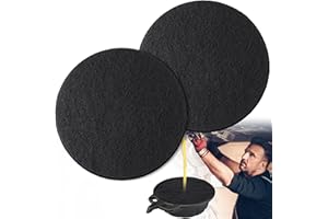 Saillong 2 Pcs 18'' Round Oil Drain Splash Pad, No Splatter Pad Fit 1.5-20 Gal Drip Collector Pan, Anti Splash Oil Change Mat for Car Transmission Changing Drain Pan