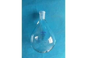DONLAB FLK-05-1000 ASTM STD Glass 1000ml / 1L 24/40 Joint Recovery Flask Heavy Wall Single Neck Round Bottom Evaporating Flask